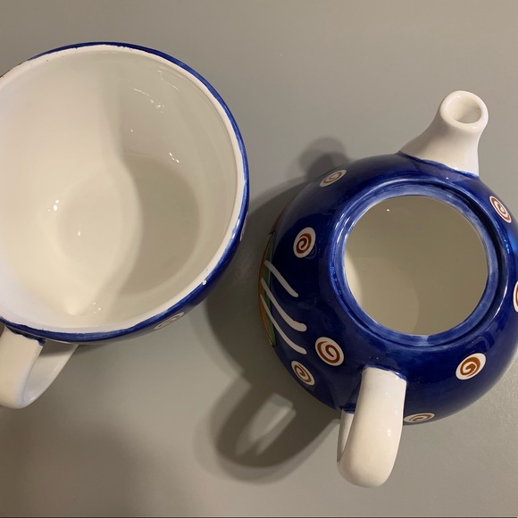 cardinal, Inc. Jazz Cafe Single Serve Teacup/Pot - Picture 3 of 8